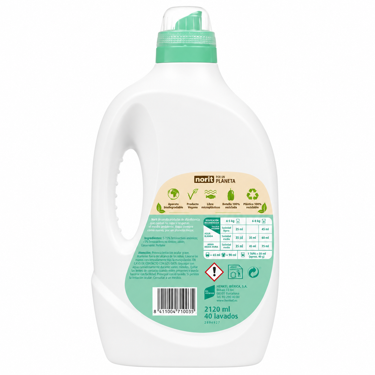NORIT PIELES SENSIBLES (40LAV)2,12L