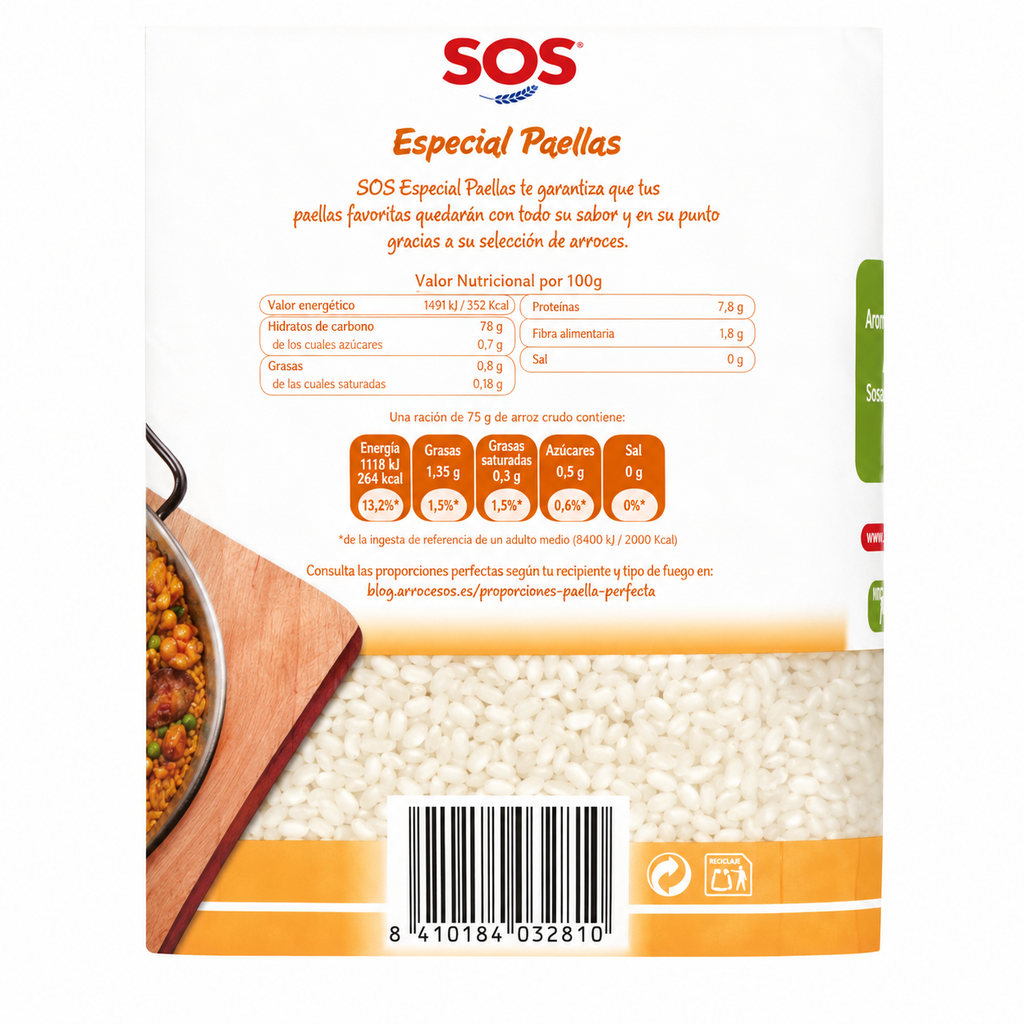 SOS Arroz Especial Paellas 1 kg