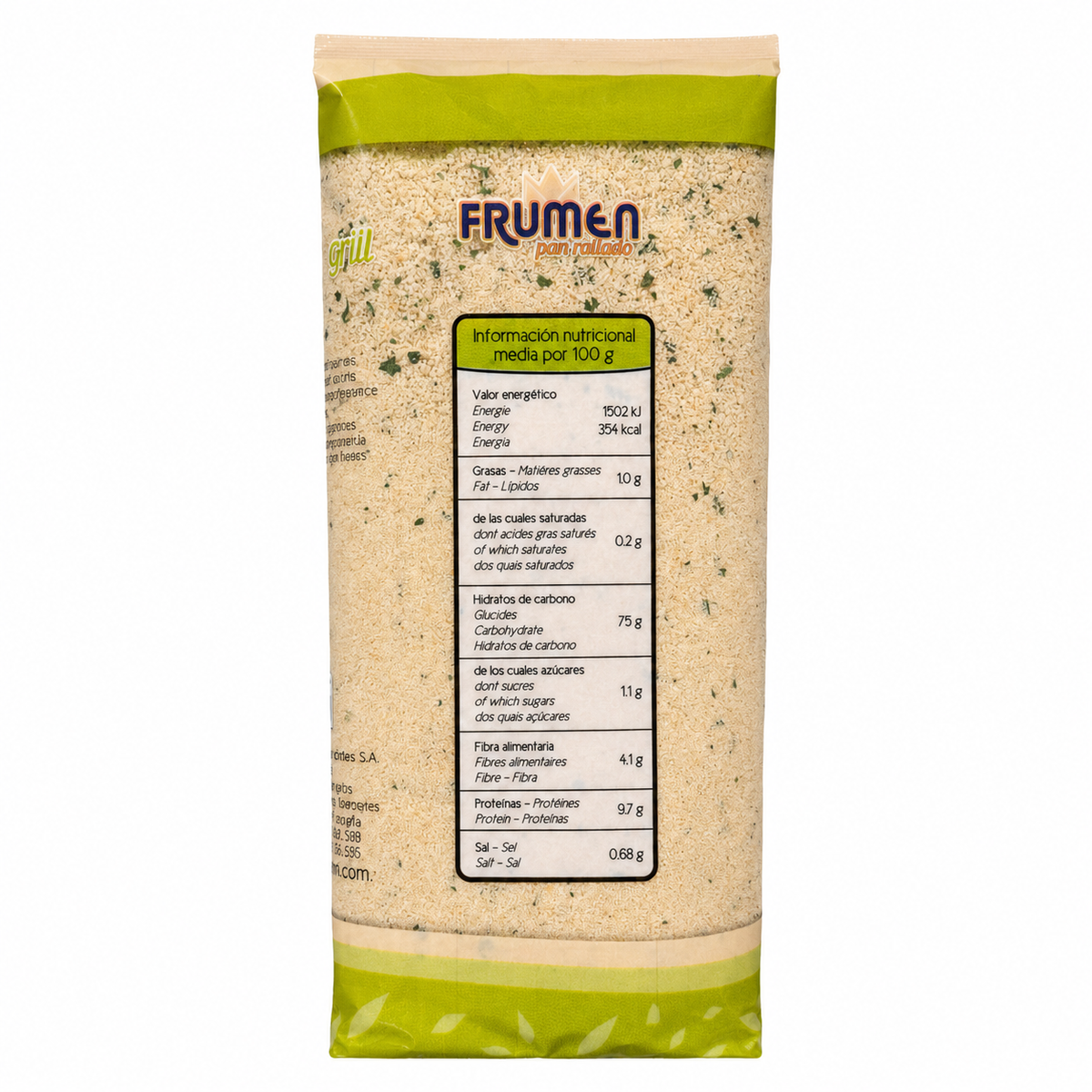 FRUMEN PAN RALLADO AJO Y PEREJIL 500GR