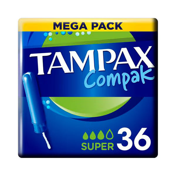 TAMPAX COMPAK SUPER 36 UND.