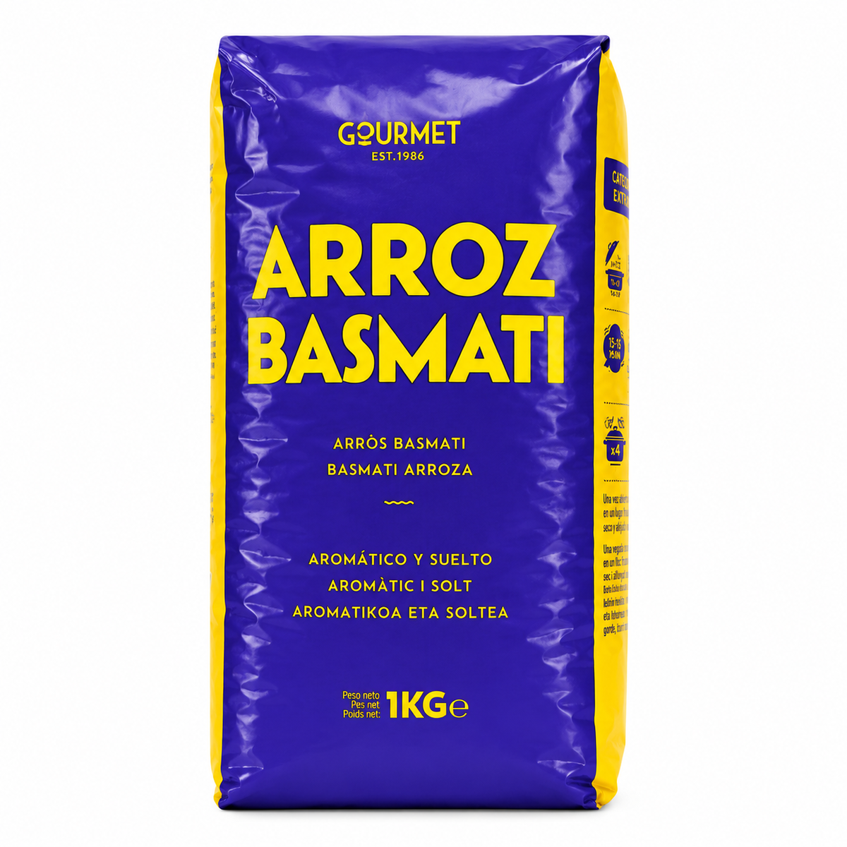 GOURMET ARROZ BASMATI 1 KG
