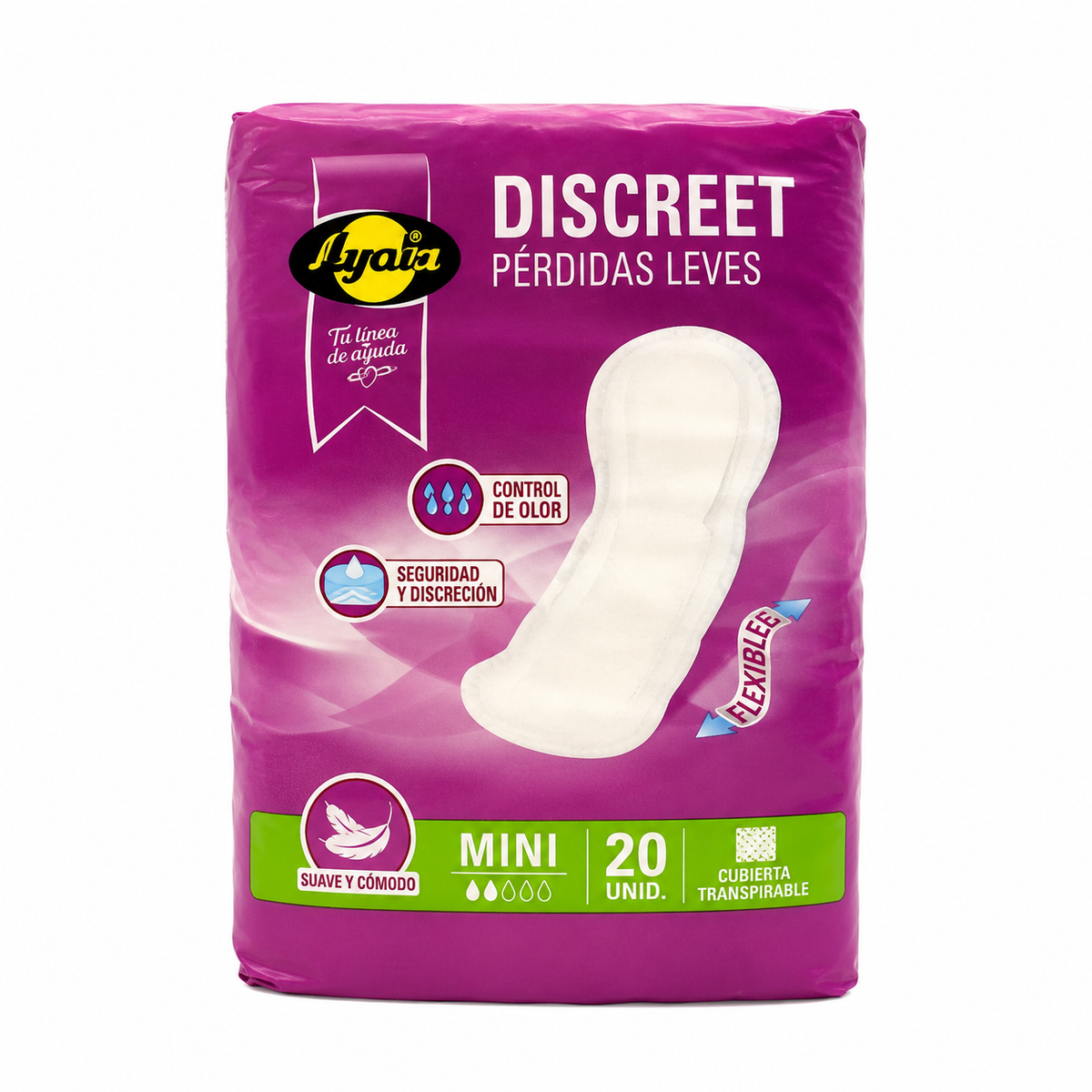 AYALA COMPRESA DISCREET INCONTINENCIA MINI 20U