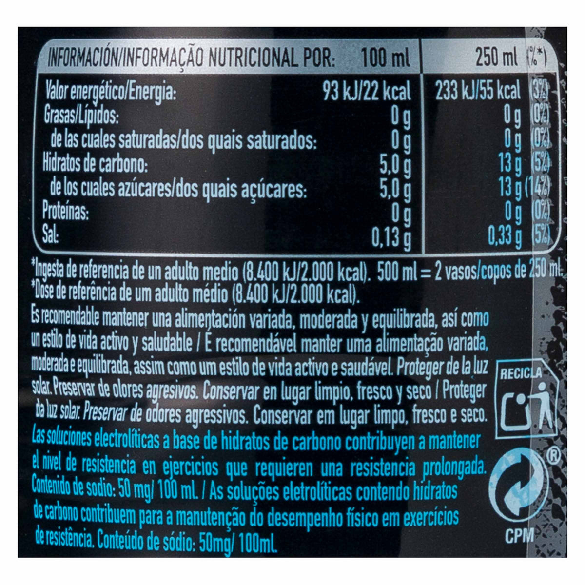 POWERADE ICE STORM 500 ML (AZUL)