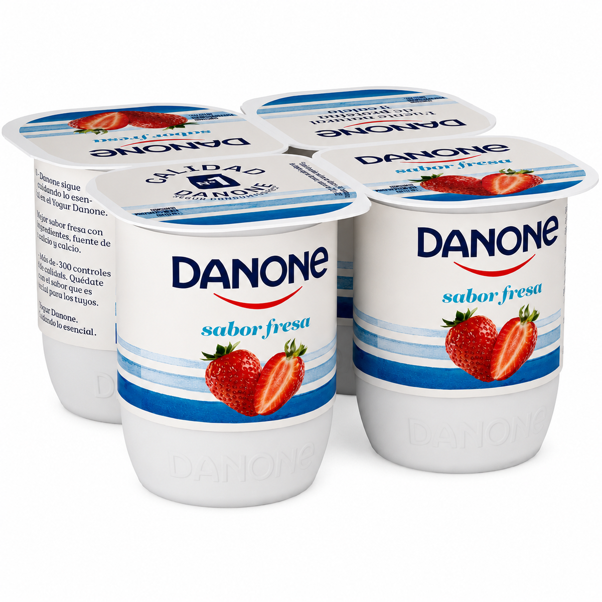 DANONE YOGUR FRESA PACK 4