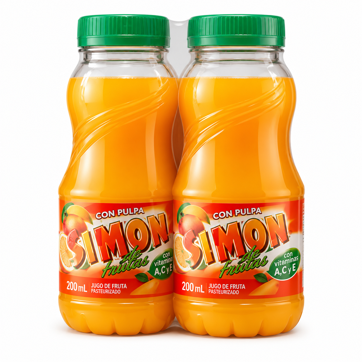 SIMON LIFE MANDARINA PET P-4U X200ML.