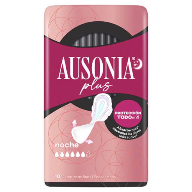 AUSONIA COMPRESAS ULTRAFINAPLUS NOCHE ALAS 10UD