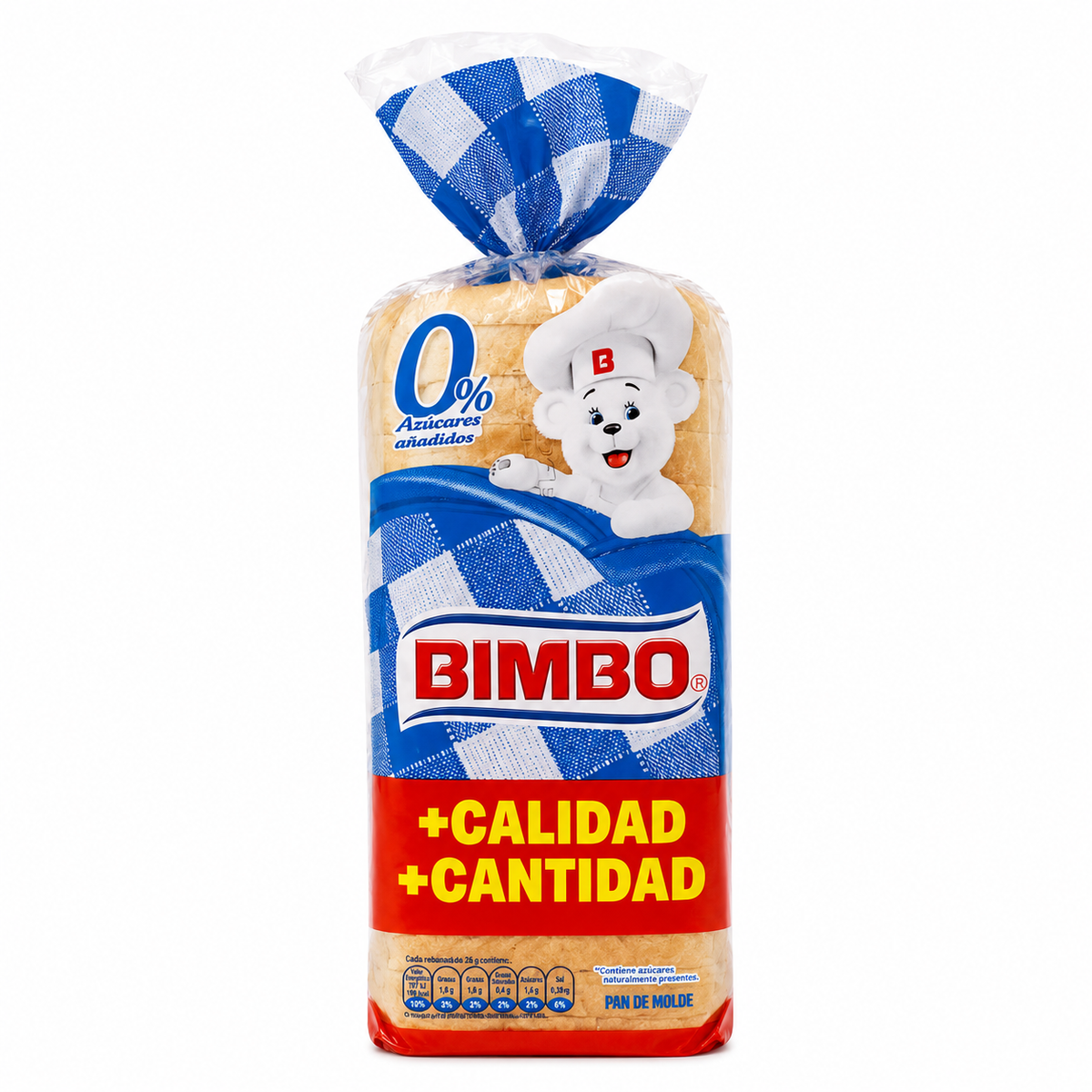 BIMBO PAN MOLDE C/CORT. 430GR
