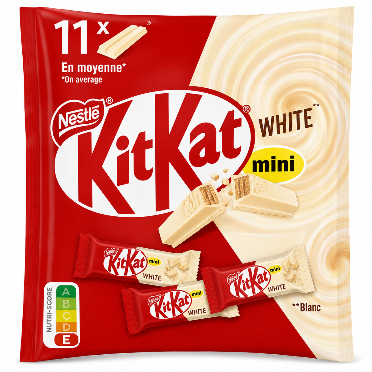 NESTLE KIT KAT CHOCOLATINAS MINI CHOCO BLANCO 146GRS