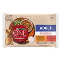 PURINA ONE MINI CORDERO/ARROZ/ZANAH. <10KG ADULT PACK 4 X 85GR