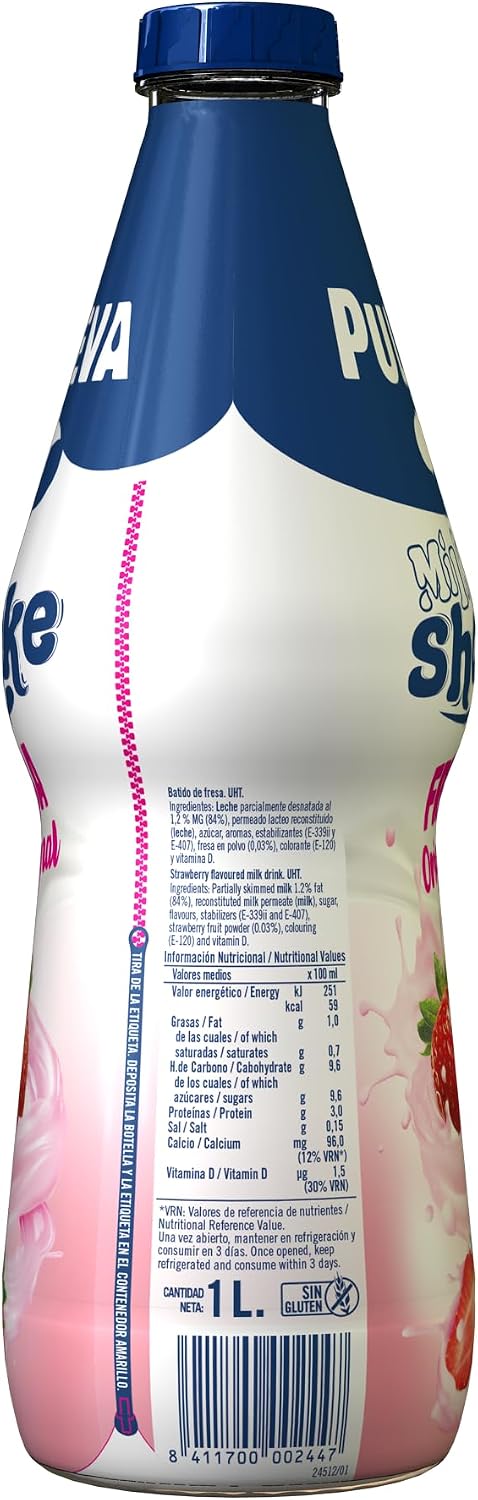 PULEVA BATIDO FRESA 1L