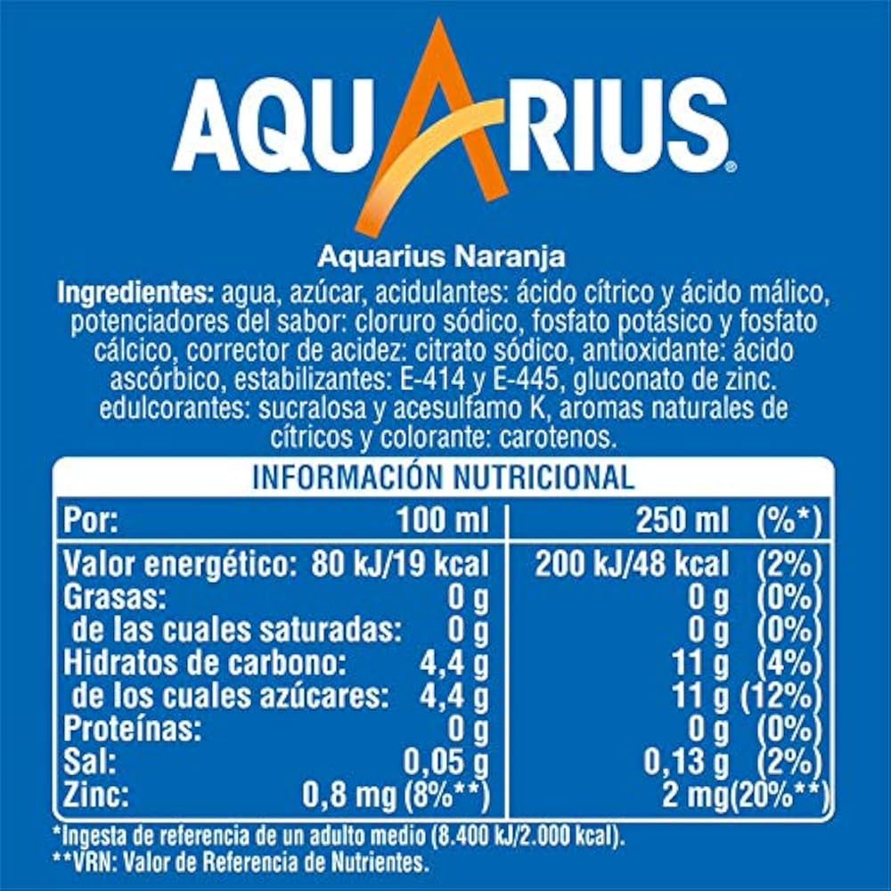 AQUARIUS NARANJA LIBRE 1.5 L.