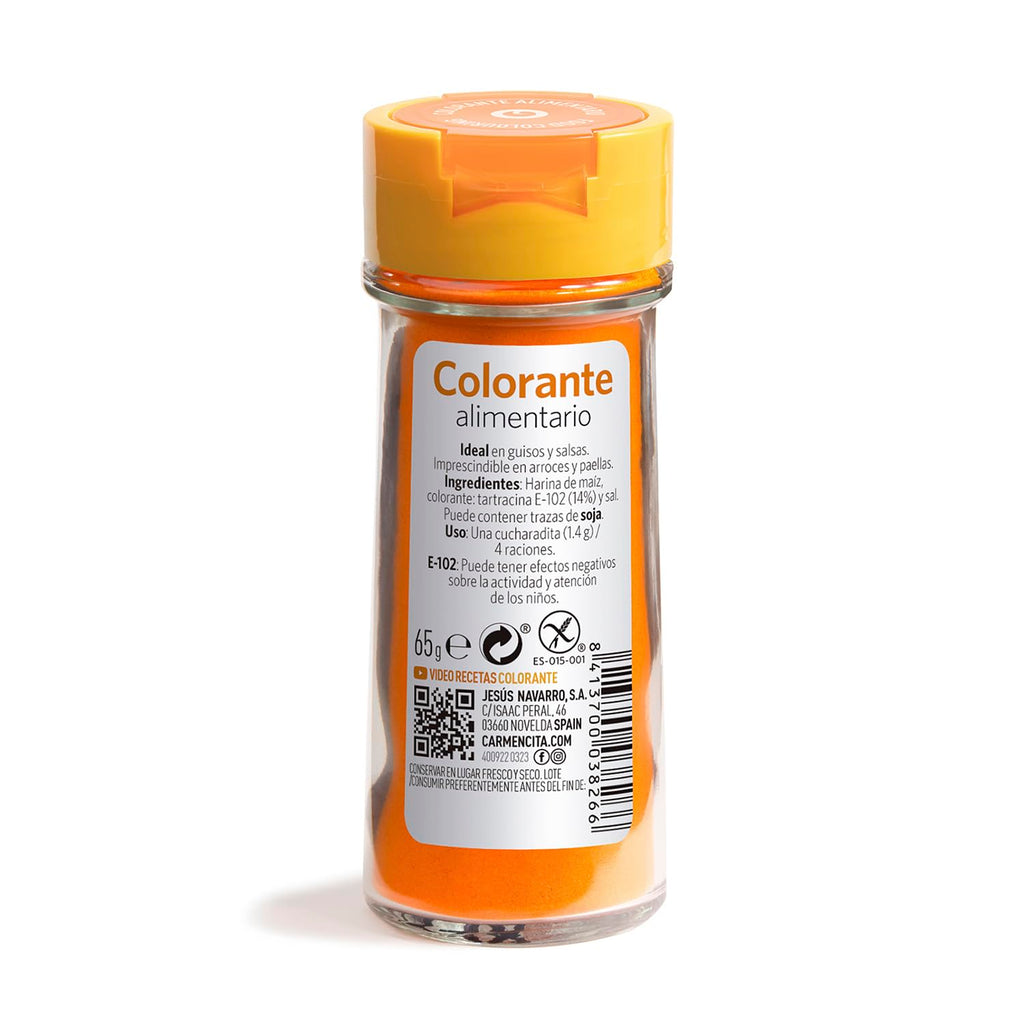 CARMENCITA COLORANTE ALIMENTARIO CRISTAL 62G.