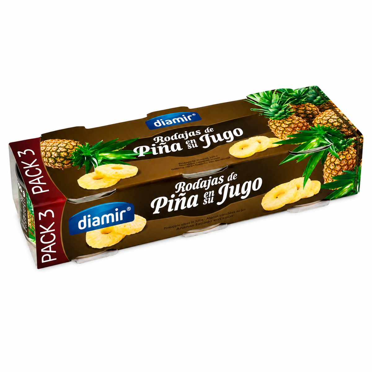 DIAMIR PIÑA EN SU JUGO P-3U X140GR