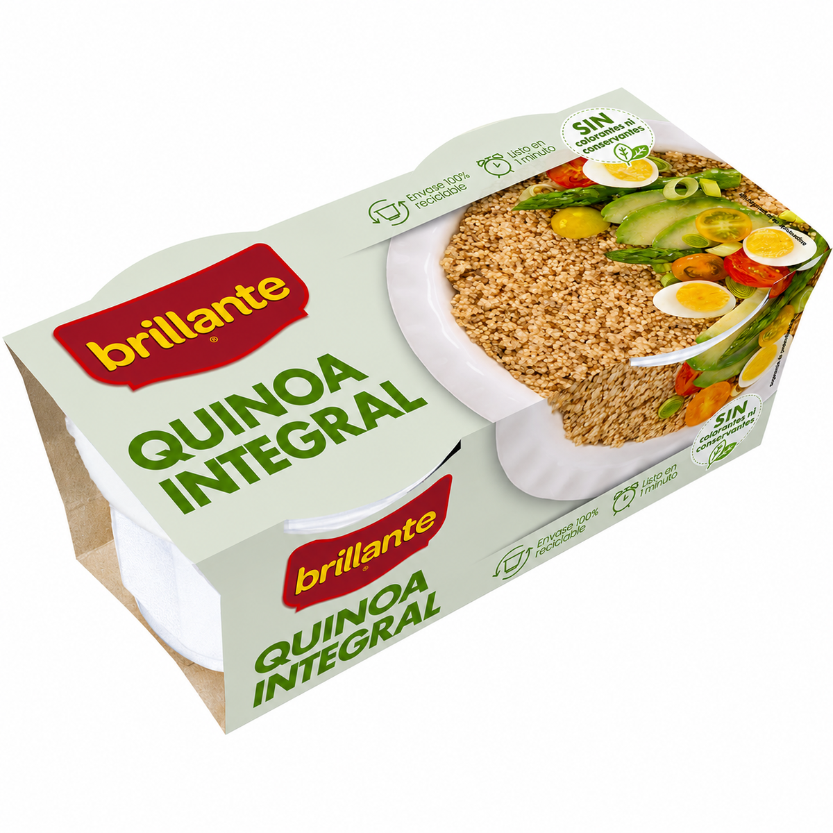 BRILLANTE QUINOA INTEGRAL PACK 2 X 125GR