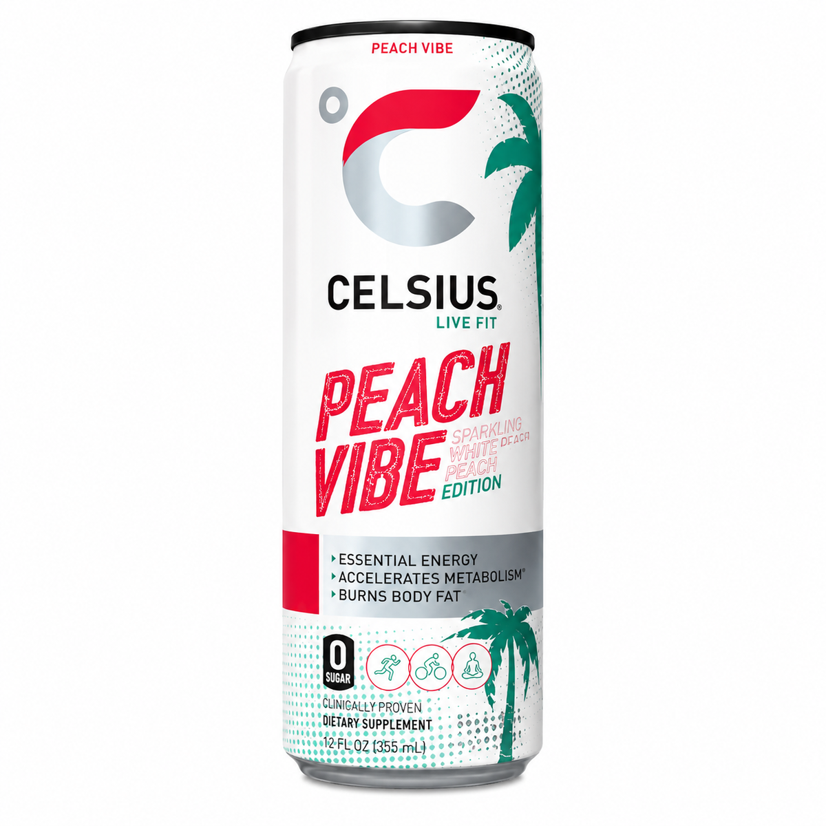 CELSIUS BEBIDA ENERGETICA MELOCOTON FRAMB 35.5CL