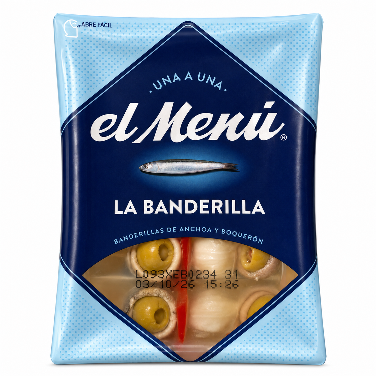 EL MENU BANDERILLA DE ANCHOA EN ACEITE GIRASOL 85GR