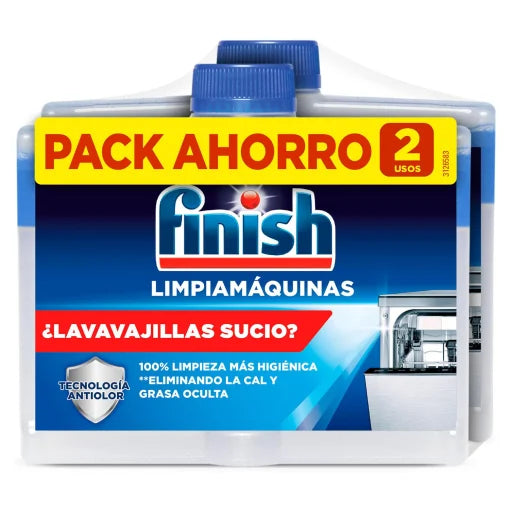 FINISH LIMPIAMAQUINAS AHORRO PACK 2 X 250ML
