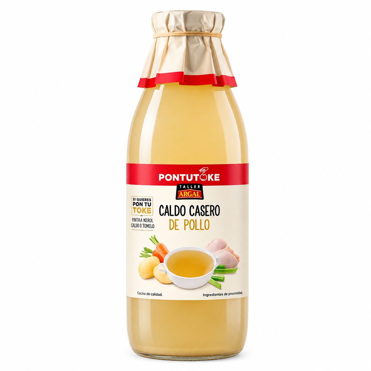 ARGAL CALDO CASERO DE POLLO 1L