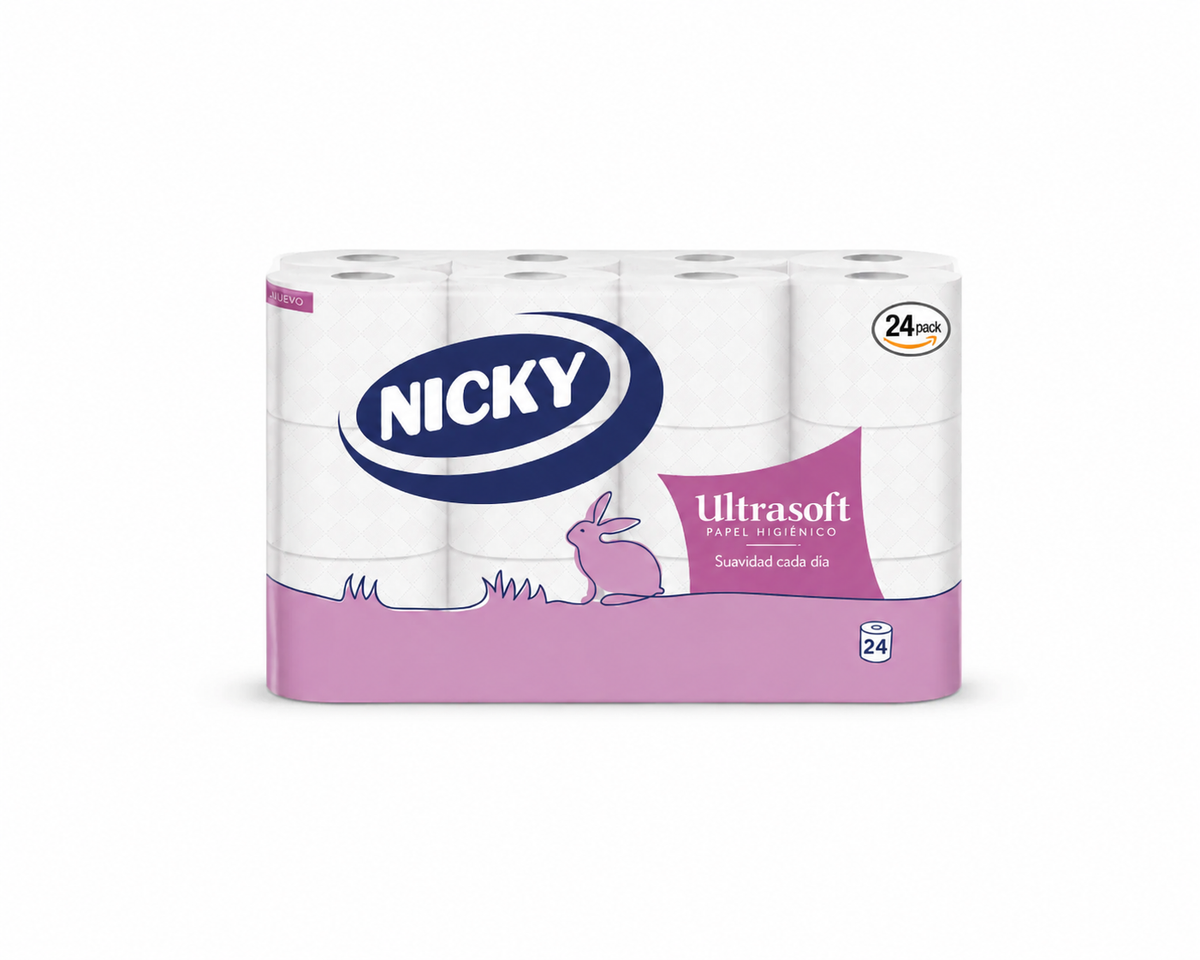 Nicky Papel Hig. Ultrasoft Perfumado 20+4
