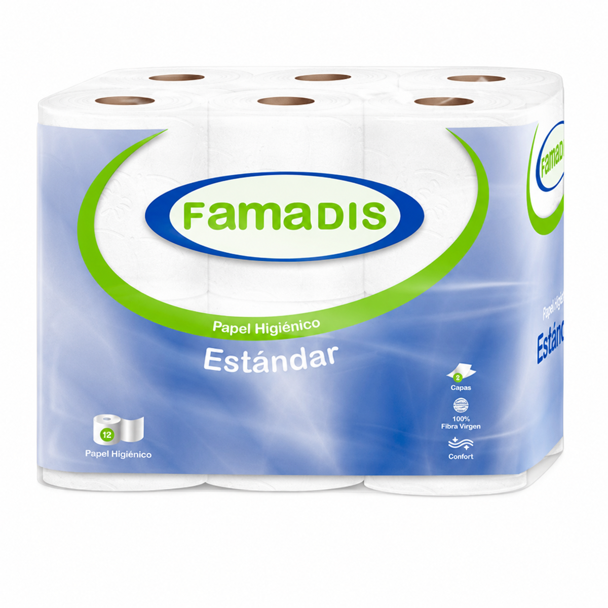 FAMADIS PAPEL HIGIENICO DOBLE ROLLO PACK-12