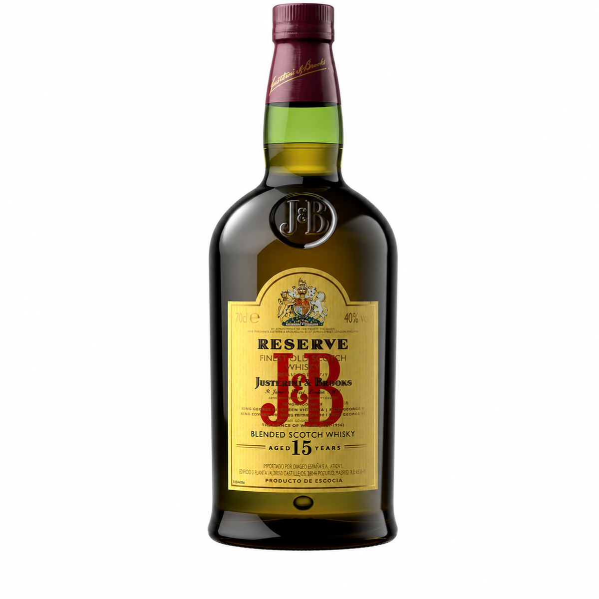 WHISKY J.B 15 AÑOS 70CL