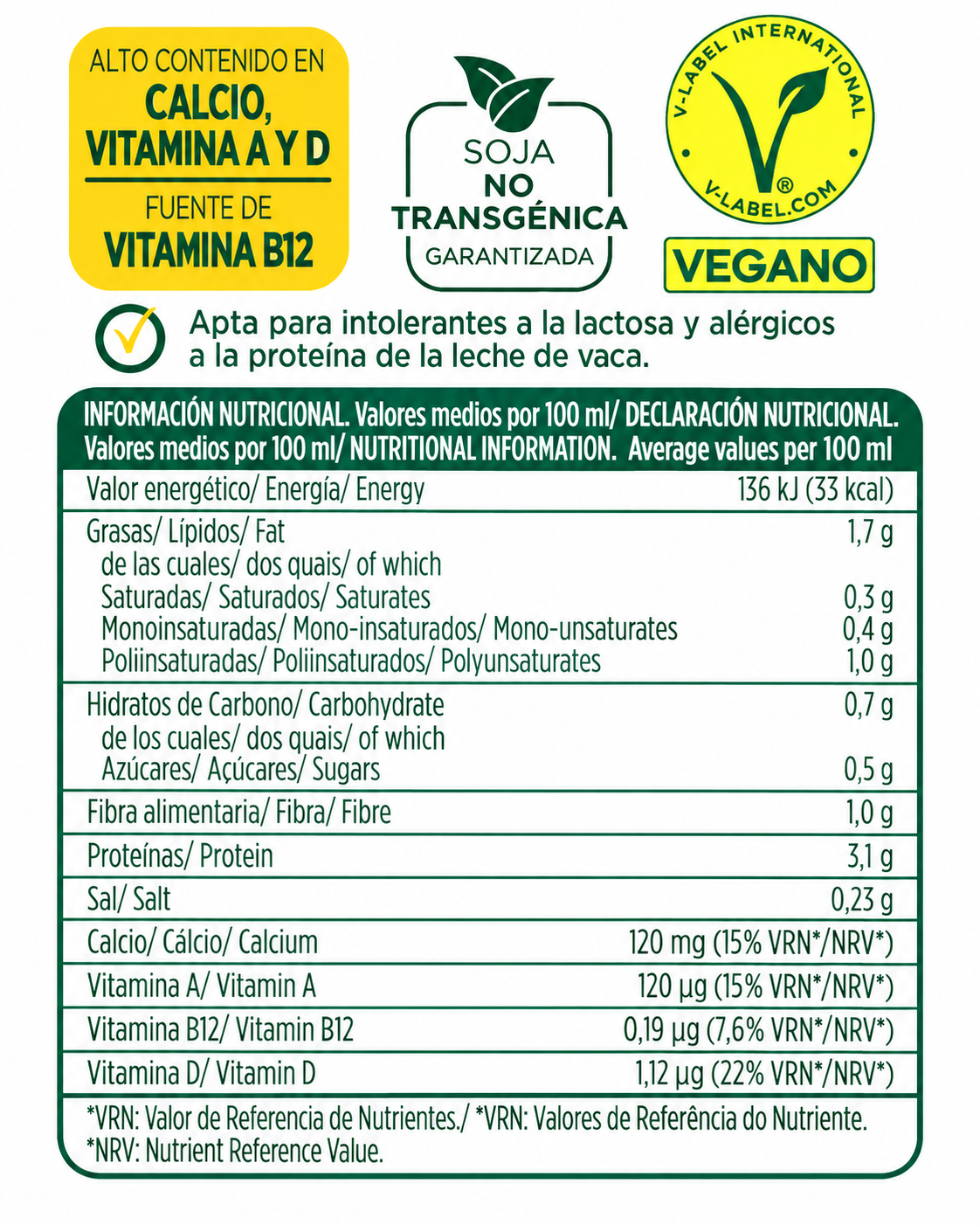 PASCUAL VIVESOY CHOCOLATE 1 L.