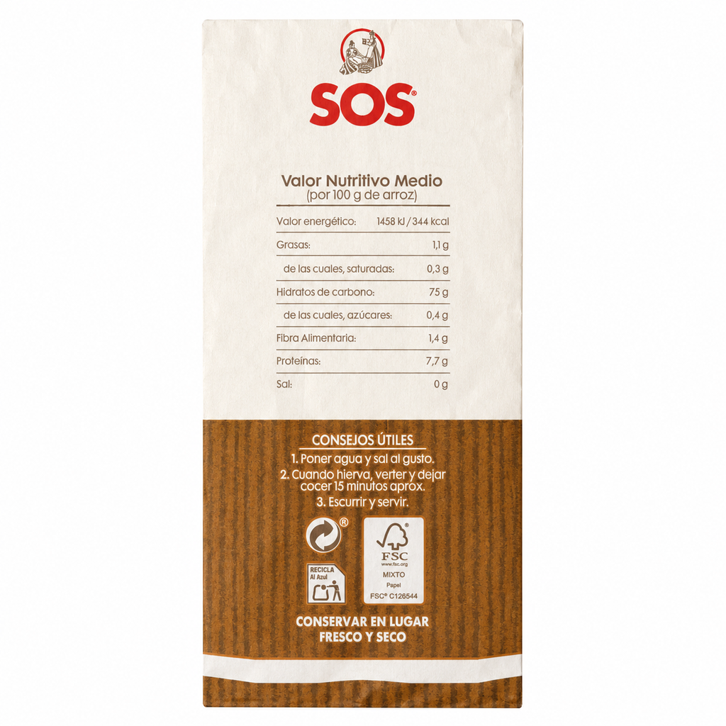 SOS Arroz Bomba Reserva 1 kg