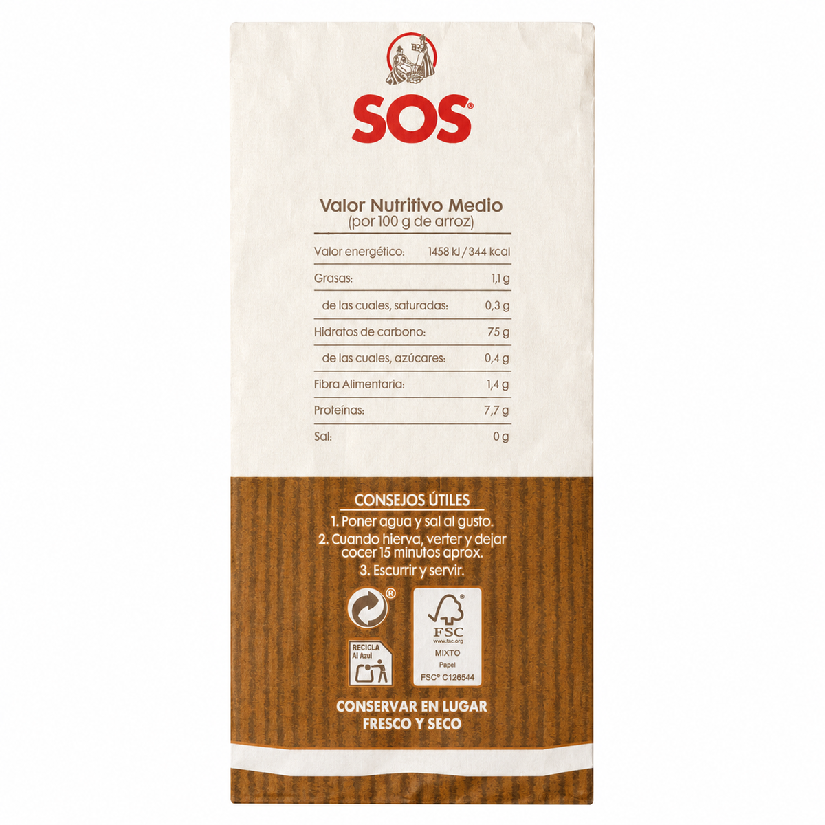SOS Arroz Bomba Reserva 1 kg
