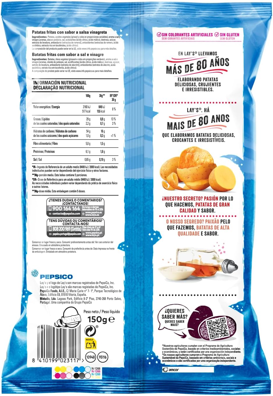 LAYS VINAGRETA 150GR