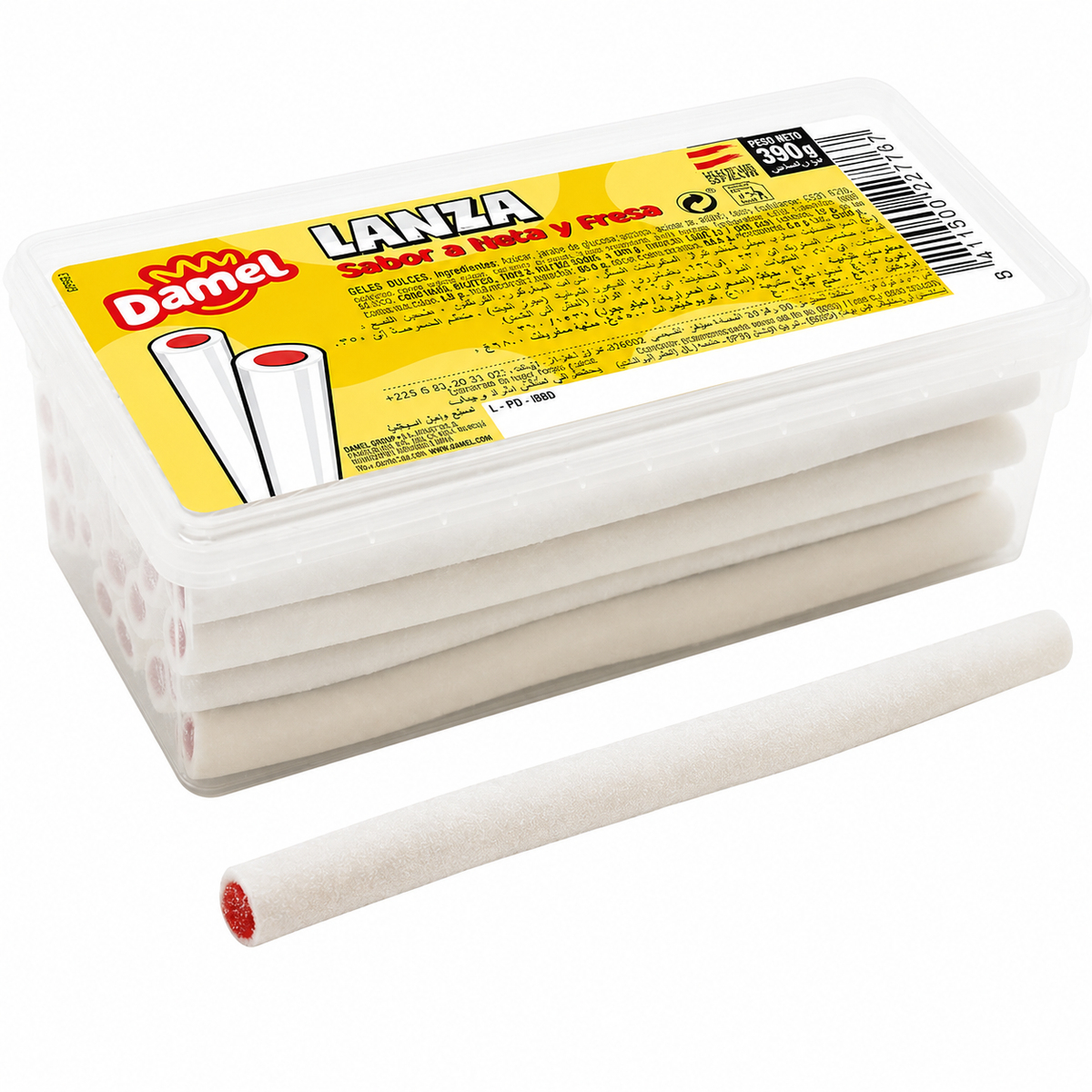 DAMEL LANZA SABOR FRESA Y NATA 290GR