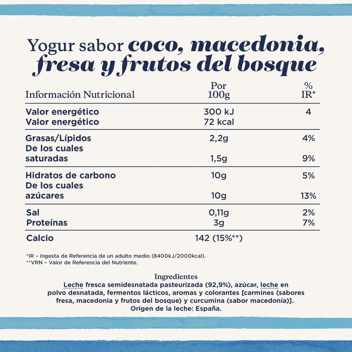 DANONE YOGUR P-8U X 125GR MAC/FRE/CO/ F.BOS