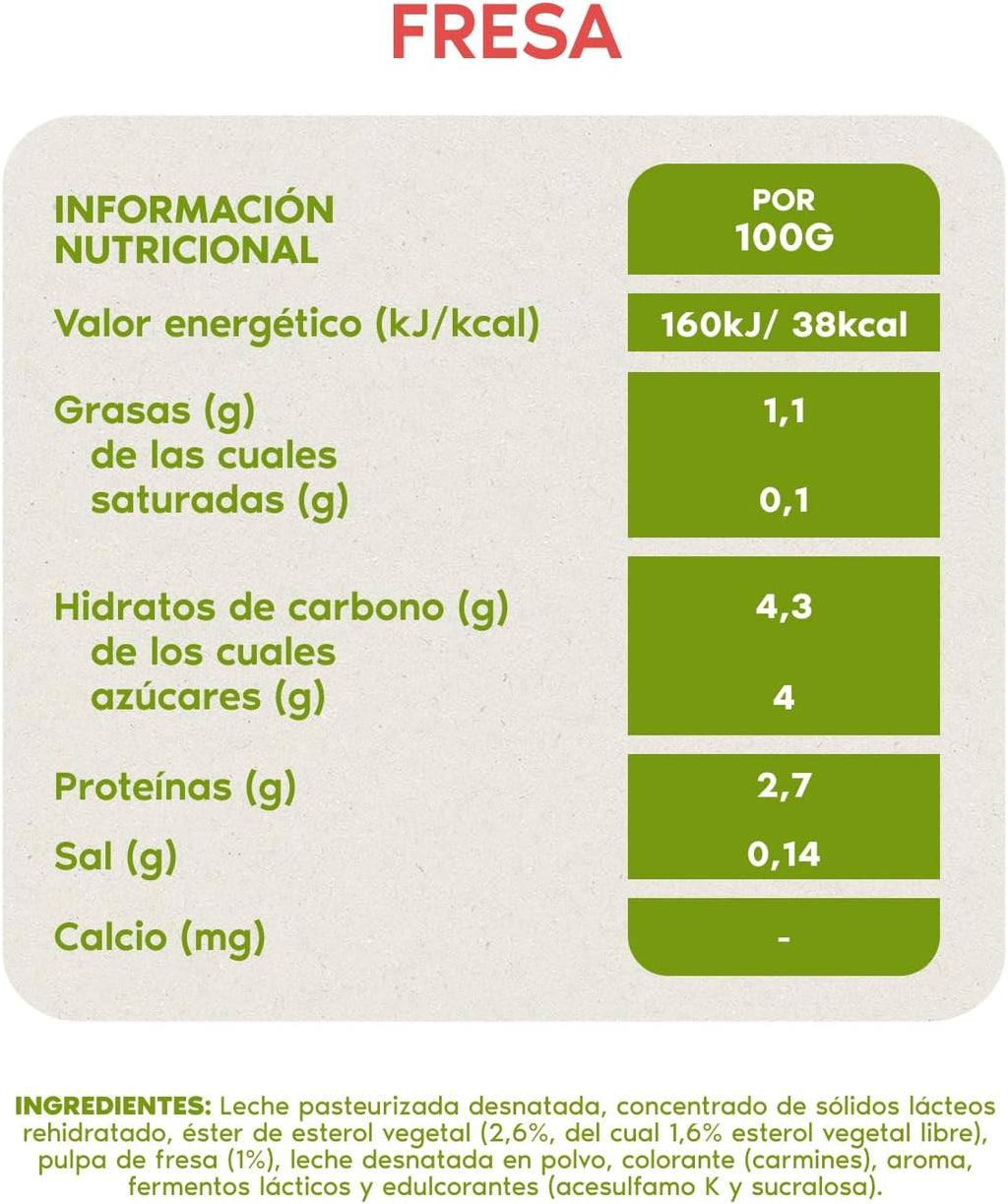 Danone Danacol Liquido Fresa Pack 12 Un