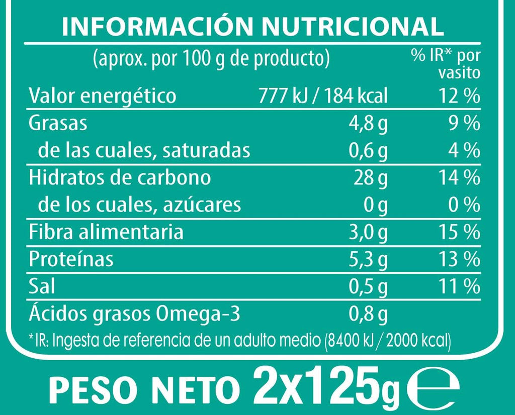 BRILLANTE ARROZ INTEGRAL C/ CHIA PACK 2 X 125GR