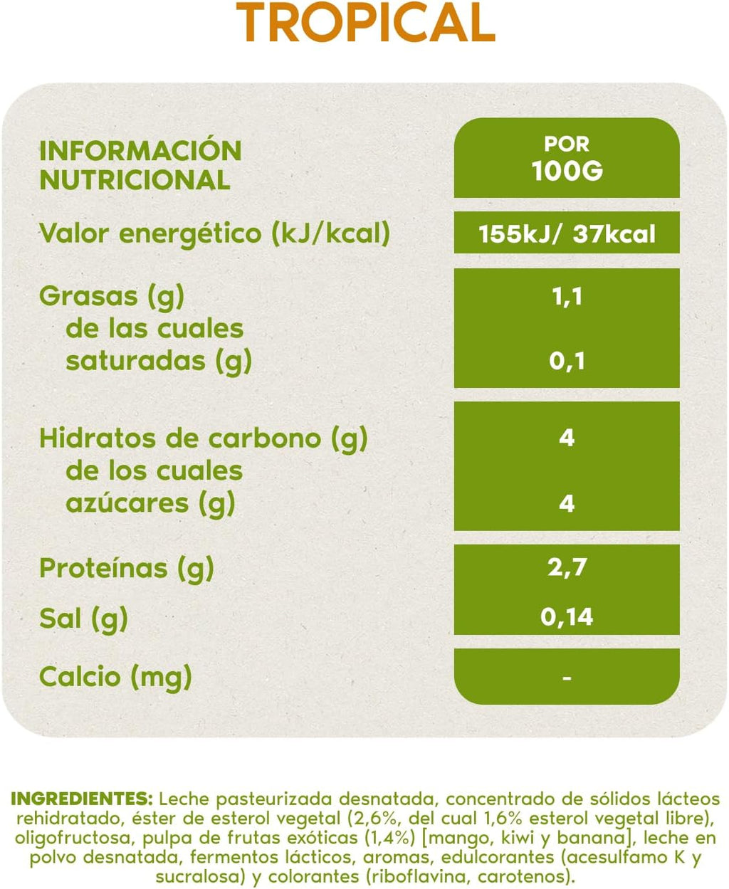 DANONE DANACOL LIQUIDO TROPICAL PACK-12 UN