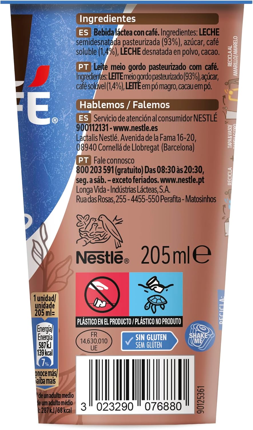 Nescafe Latte Shake Cappuccino 205 ml