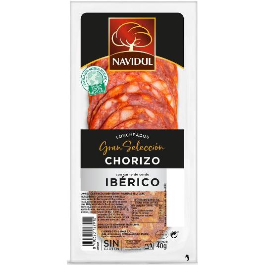 NAVIDUL CHORIZO IBERICO 50 GRS.