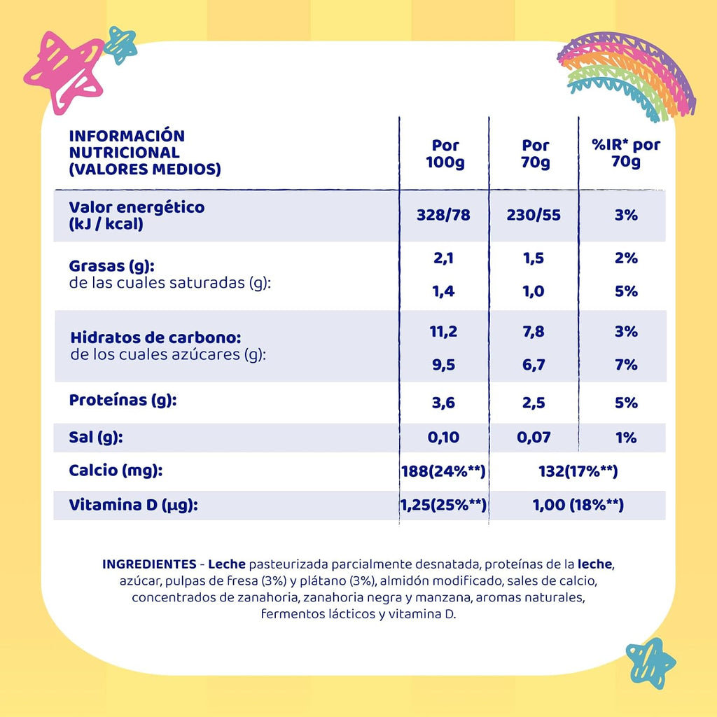 DANONE DANONINO FRESA PARA LLEVAR P-4 UN X 70GR