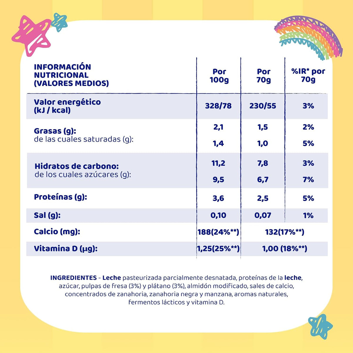 DANONE DANONINO FRESA PARA LLEVAR P-4 UN X 70GR