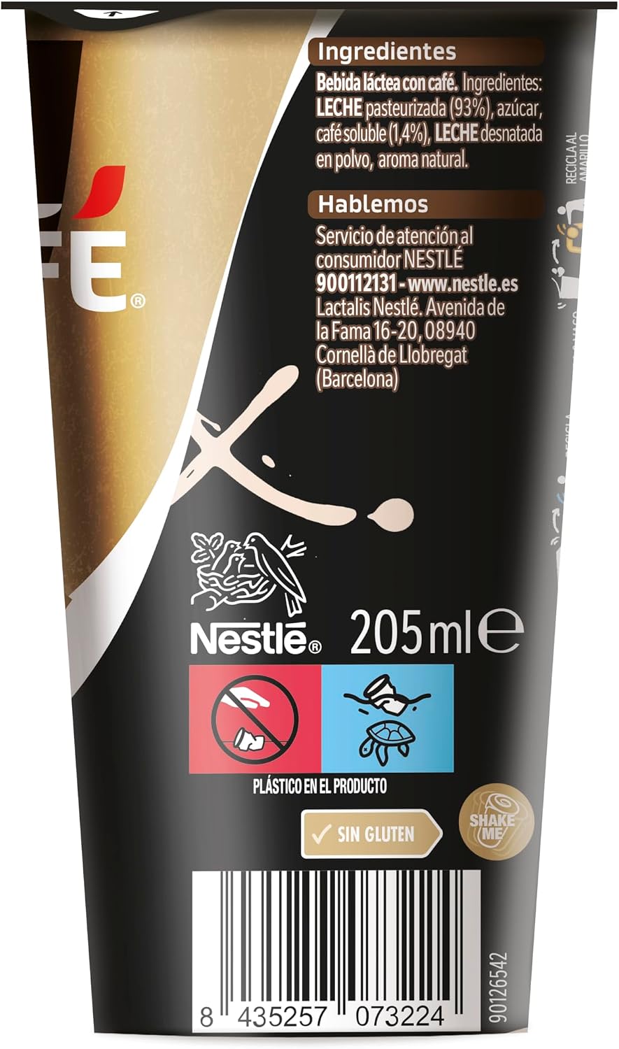 NESCAFE LATTE SHAKE BAILEYS 215ML