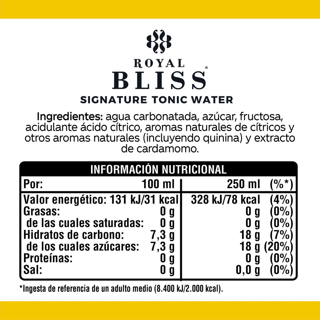 ROYAL BLISS VIBRANT YUZU TONICA LATA 250ML