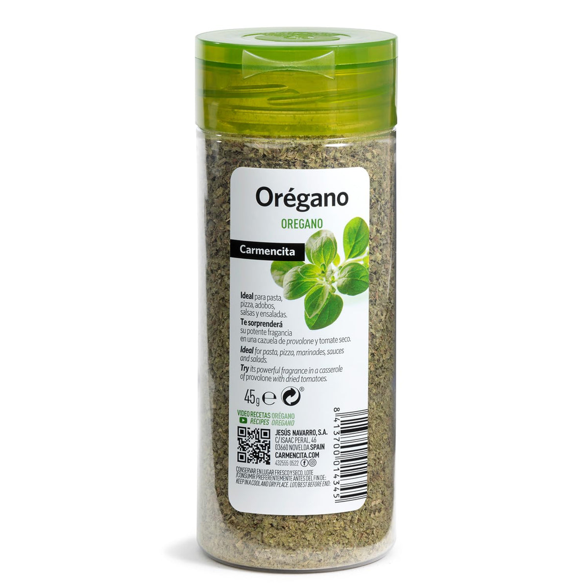 CARMENCITA OREGANO BOTE 45G.