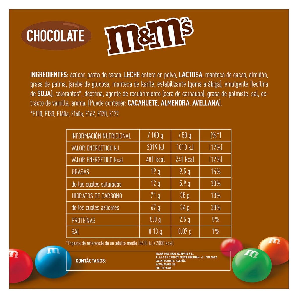 M&M CHOCOLATE 200GR