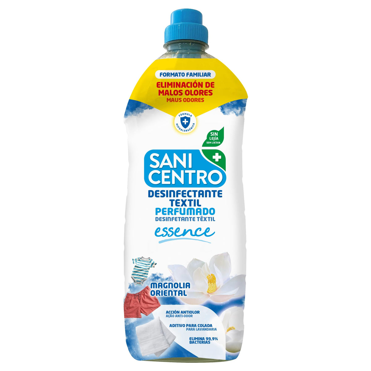 SANICENTRO DESINFECTANTE TEXTIL PERFUMADO ESSENCE 1,2L + 300ML