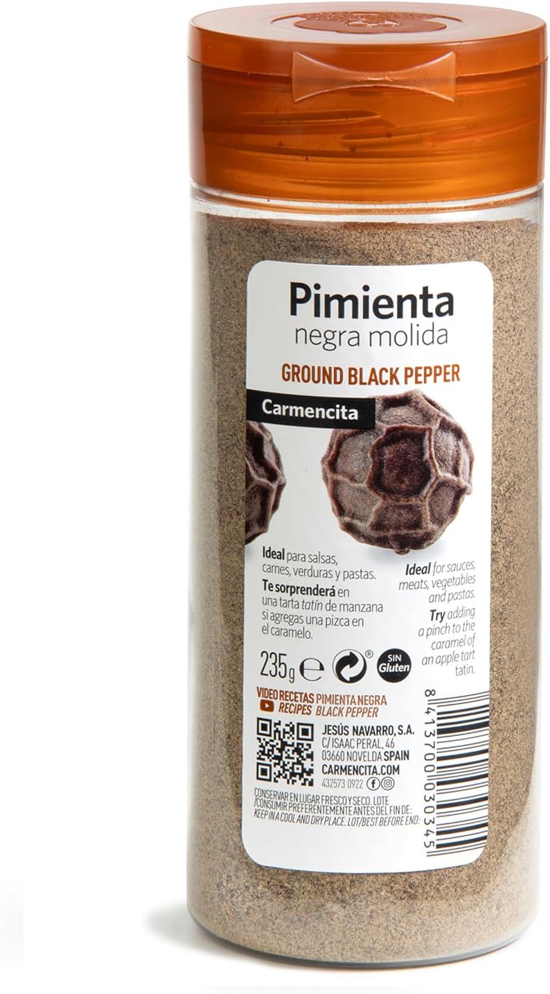 PIMIENTA NEGRA MOLIDA BOTE 235G.