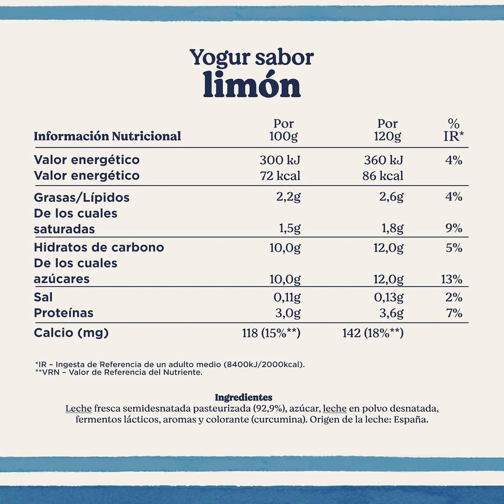 DANONE YOGUR LIMON PACK-4