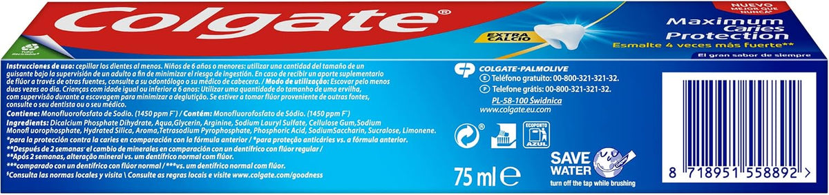 PASTA DENTRIFICA FLUOR+CALCIO CARIES 75ML