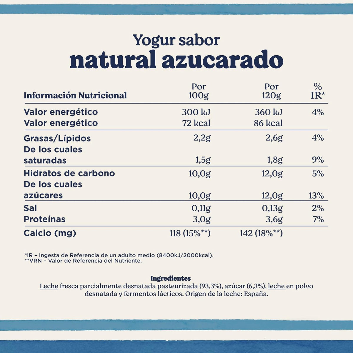 DANONE YOGUR NAT.AZUCARADO P-4