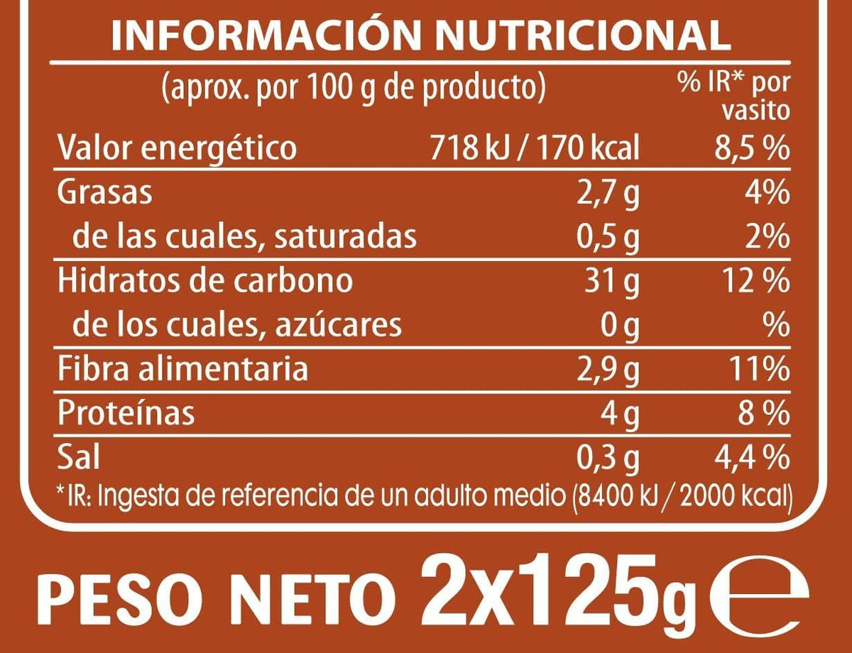 BRILLANTE ARROZ INTEGRAL FORMATO XL PACK 2 X 200GR