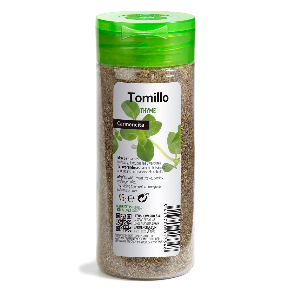 CARMENCITA TOMILLO BOTE 95G.