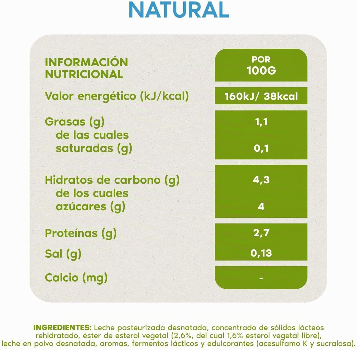 Danone Danacol Liquido Natural Pack 12 Un